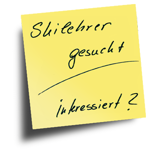 postit Ski- und Snowboardlehrer gesucht!